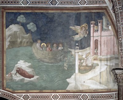 The Miraculous Arrival of Lazarus and his Sisters in Marseilles, 1320 by Giotto di Bondone